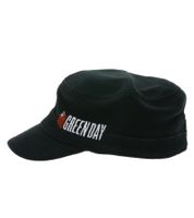 Green Day Unisex Punk Rock Band Cotton Cap in a Military Cut with a Slightly Curved Fit FC107042GRN Black