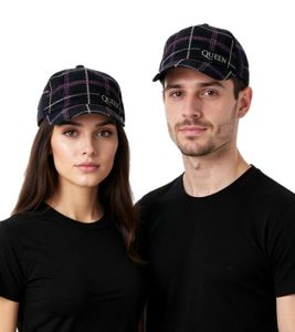 Queen Unisex Rock Band Wool Flat Cap, Everyday Cap, Fan Merchandise FC100965QUN, Black/Purple