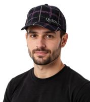 Casquette plate unisexe Queen Rock Band en laine, idéale pour le quotidien, FC100965QUN, Noir/Violet
