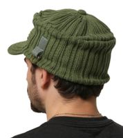 Bonnet unisexe en tricot avec visière Angels & Airwaves, style militaire, en coton, KC107956ANG, kaki Bonnet unisexe en tricot avec visière Angels & Airwaves, style militaire, en coton, KC107956ANG, kaki