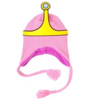 HORA DE AVENTURAS Gorro Infantil Princesa Bonnibel Chicle con Trenzas KC0SXBADV Rosa