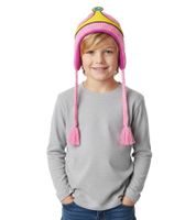 HORA DE AVENTURAS Gorro Infantil Princesa Bonnibel Chicle con Trenzas KC0SXBADV Rosa