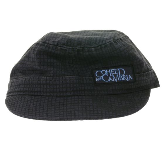 Coheed and Cambria Unisex Cap Cotton Cap in Military Cut with Embroidered Logo Headwear FC105642COH Gray