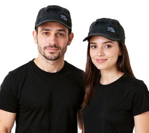 Coheed and Cambria Unisex Cap Baumwoll-Cap im millitärischen Schnitt mit gesticktem Logo Kopfbedeckung FC105642COH Grau