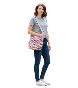 Sac bandoulière RAMONES Rock Band avec bandoulière réglable MB81358RAM Camouflage Rose Sac bandoulière RAMONES Rock Band avec bandoulière réglable MB81358RAM Camouflage Rose