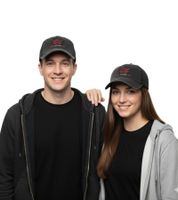 "STORY OF THE YEAR" Unisex Cap Cotton Cap with Mesh Insert in a Classic Fit with a Slightly Curved Cut, Gray/Pink "STORY OF THE YEAR" Unisex Cap Cotton Cap with Mesh Insert in a Classic Fit with a Slightly Curved Cut, Gray/Pink