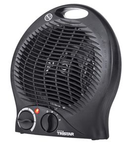 TRiSTAR Fan Heater/Cooler with Adjustable Power Levels, Electric Heater, 1,000-2,000W, KA-5037REWE, Black