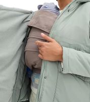 Veste 3 en 1 durable matelassée pour femme, vêtement de grossesse, avec insert porte-bébé 945524 Vert Veste 3 en 1 durable matelassée pour femme, vêtement de grossesse, avec insert porte-bébé 945524 Vert