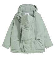 Veste 3 en 1 durable matelassée pour femme, vêtement de grossesse, avec insert porte-bébé 945524 Vert Veste 3 en 1 durable matelassée pour femme, vêtement de grossesse, avec insert porte-bébé 945524 Vert