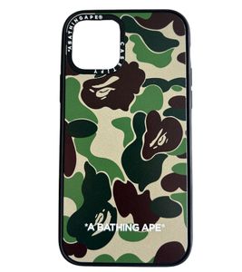 A Bathing Ape Casetify Abc iPhone 11 Pro Case Unisex Phone Case in Camo Pattern Green