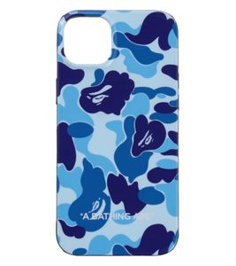 Funda A Bathing Ape ABC Camo para iPhone 12 Mini, con diseño de camuflaje, azul