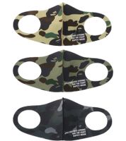 A Bathing Ape 1st Unisex Camouflage Streetwear Mask 3-Pack in Streetwear Design Camouflage