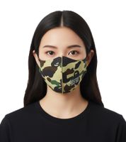 A Bathing Ape 1st Unisex Camouflage Streetwear Mask 3-Pack in Streetwear Design Camouflage
