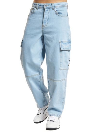 Pantaloni cargo in denim HOMEBOY X-Tra Ufo, colore luna