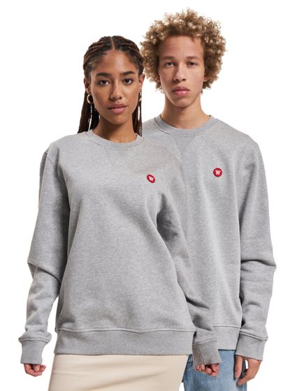 WOOD WOOD Tye Sweatshirt Grau Melange