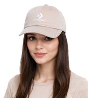 Gorra de béisbol Converse Lockup SC con cierre a presión en color piedra playa