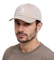 Gorra de béisbol Converse Lockup SC con cierre a presión en color piedra playa