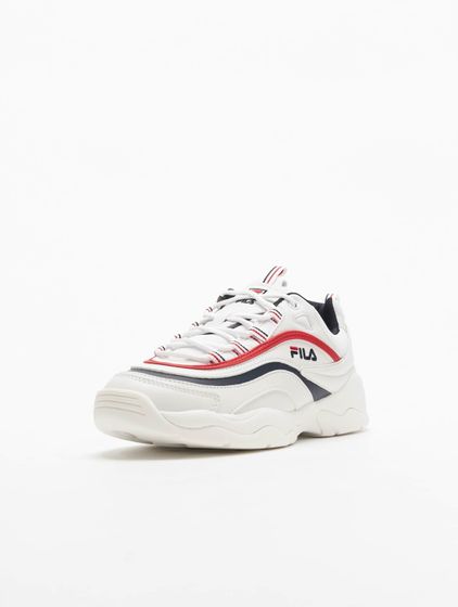 Sneakers FILA Ray Low bianche/blu navy/rosse