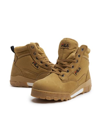 Bottes mi-hautes FILA Heritage Grunge II, couleur tamia/guimauve
