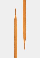 TubeLaces White Flat Schnürsenkel orange