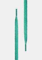 TubeLaces Lacci piatti bianchi turchese