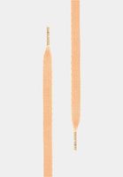TubeLaces White Flat Schnürsenkel peach