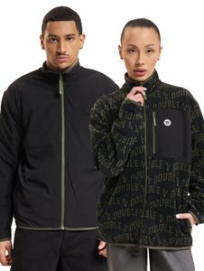 WOOD WOOD Jay Ivy Fleece mit Reißverschluss, schwarz, ivy aop