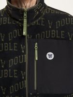 WOOD WOOD Jay Ivy Fleece mit Reißverschluss, schwarz, ivy aop