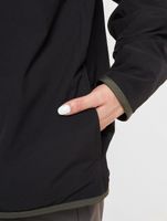 WOOD WOOD Jay Ivy Fleece mit Reißverschluss, schwarz, ivy aop