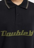 WOOD WOOD Len Baseline Ls Polo schwarz