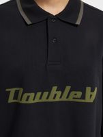 WOOD WOOD Len Baseline Ls Polo schwarz