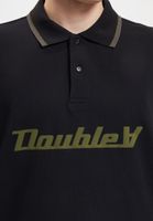 WOOD WOOD Len Baseline Ls Polo schwarz