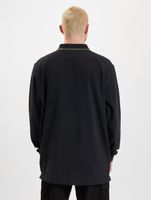 WOOD WOOD Len Baseline Ls Polo schwarz