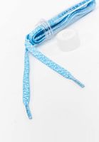 Lacets plats TubeLaces White bleu/blanc