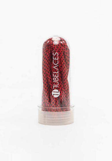 TubeLaces Rope Multi Laces Rot/Schwarz