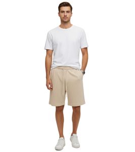 Shorts de pana Rough. Snug para hombre con dos bolsillos - Elegantes shorts de verano, color crudo