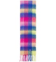 Sciarpa autunnale da donna JJXX Leslie con frange, morbida sciarpa lunga intrecciata, semplice sciarpa invernale, verde chiaro di luna / Surf the Web / Fucsia