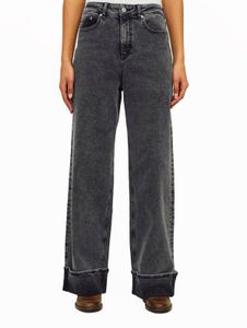 JJXX Tokyo Wide Fold High Waist Jeans grauer Denim