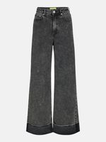 JJXX Tokyo Wide Fold High Waist Jeans grauer Denim