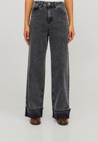 JJXX Tokyo Wide Fold High Waist Jeans grauer Denim