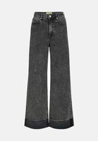 JJXX Tokyo Wide Fold High Waist Jeans grauer Denim