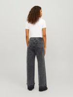 JJXX Tokyo Wide Fold High Waist Jeans grauer Denim