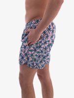 DEDICATED Dedicated Badeshorts Beach Palms Pink