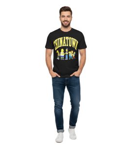 T-shirt da uomo Chinatown Market Ha Ha Arc con logo grafico, manica corta, nera