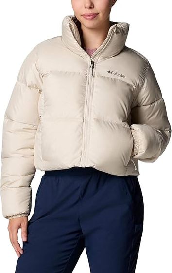 Columbia Puffect II Cropped Puffer Jackets Dark Stone
