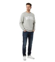 Neighborhood Classic-S C Sweatshirt für Herren mit Rundhals Schlichter Basic-Pullover im modernen Streetwear-Stil Grau