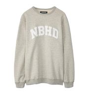 Neighborhood Classic-S C Sweatshirt für Herren mit Rundhals Schlichter Basic-Pullover im modernen Streetwear-Stil Grau