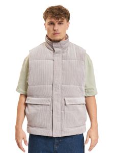 ONLY & SONS Cash Courduroy Pufferjacken aschgrau