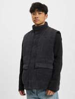 ONLY & SONS Cash Courduroy Pufferjacken aschgrau