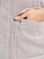 ONLY & SONS Cash Courduroy Pufferjacken aschgrau